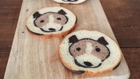 Hewan juga jadi bagian hiasan roti Konel Bread. Salah satunya anjing ini.  (Foto: Istimewa)