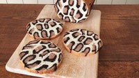 Ada juga roti dengan motif kulit hewan. Seperti roti yang satu ini. (Foto: Istimewa)