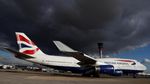 Cantiknya, Saat Pesawat Melintasi Pelangi di Langit London