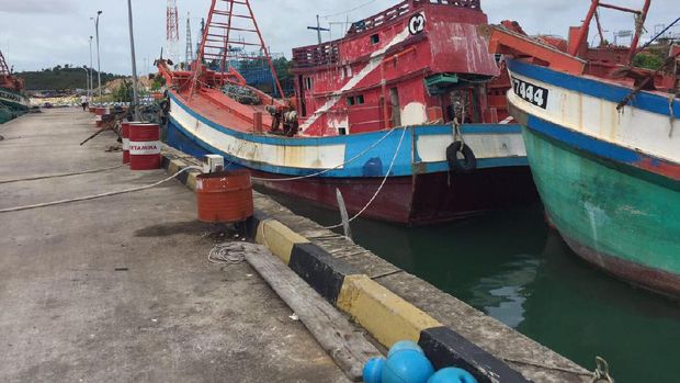 Tak Ditenggelamkan, Kapal Eks Asing Ini Dilelang di Batam
