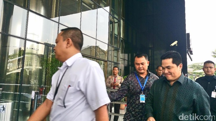 Erick Thohir dan Sjafrie Sjamsoeddin Sambangi KPK, Ada Apa?