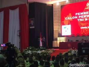 Jokowi Hadiri Pembekalan Capaja TNI-Polri di Mabes TNI Cilangkap