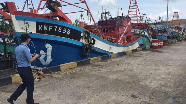 Tak Ditenggelamkan, Kapal Eks Asing Ini Dilelang di Batam