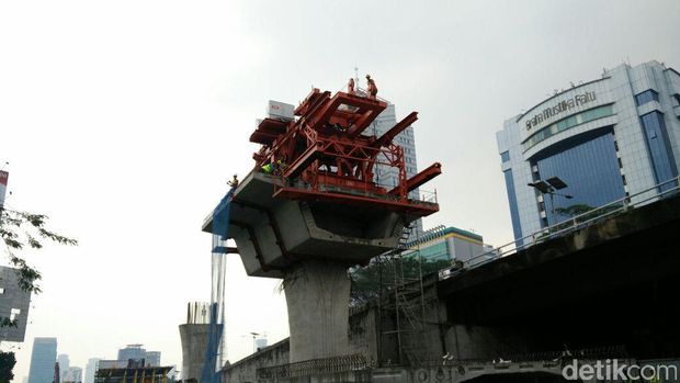 Penampakan Terkini Proyek Flyover Pancoran