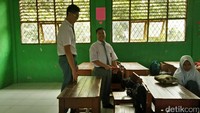 Di usia 14 tahun, Renard memiliki tinggi 195 cm. Tinggi badan yang melebihi rekan seusianya sudah terlihat sejak Renard duduk di bangku SMP. (Foto: Ahmad Bil Wahid/detikcom)
