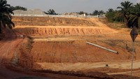 Saat ini pembebasan lahan untuk proyek tol Pekanbaru-Dumai sudah sebanyak 47 persen. Pool/Dok. Kementerian PUPR.