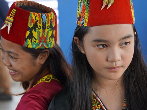 Gadis Suku Dayak, Tenggarong, Kutai Kartanegara, Kaltim