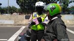 Foto: Pemotor Bandel Ditilang karena Terobos JLNT Casablanca