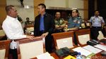 Menhan dan Panglima TNI Raker dengan Komisi I DPR