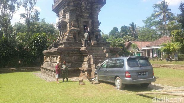 Mobilnya Seruduk Candi Kidal, Joko Disebut Ingin 'Mandi Besar'