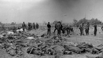 Korban tewas banyak sekali. Foto: Getty Images