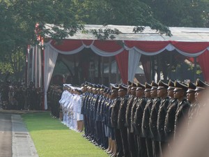 Ungkapan Bangga Perwira TNI-Polri dan Keluarga di Depan Jokowi