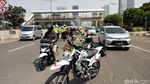 Foto: Pemotor Bandel Ditilang karena Terobos JLNT Casablanca