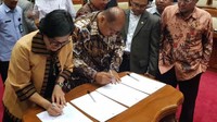 Adanya Perppu membuat legislasi sudah berjalan sehingga OECD akan melihat bahwa Indonesia sudah memiliki primary legislationd and secondary legislation. Istimewa/Facebook Sri Mulyani.