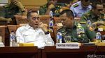 Menhan dan Panglima TNI Raker dengan Komisi I DPR