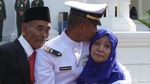 Haru Bangga Lulusan Akademi TNI-Polri Bersama Keluarga di Istana