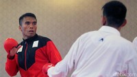 Karateka senior Jintar Simanjuntak menjadi salah satu atlet yang diandalkan dalam SEA Games 2017.