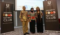 Prof. Hardinsyah dan Prof. Nuri dalam acara Jakarta Food Editors Club.