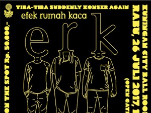 Efek Rumah Kaca Konser Dadakan Lagi Malam Ini
