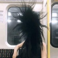 Inikah penumpang dengan rambut terheboh? Foto: Dok. Bored Panda