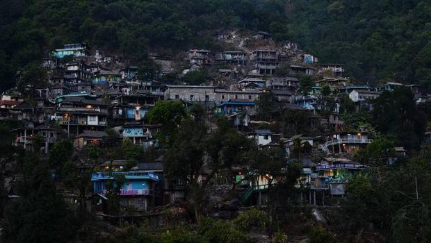 Desa yang paling sering hujan di India