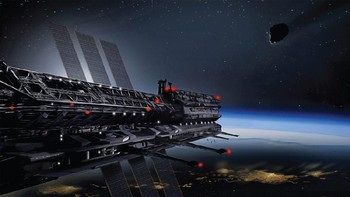 Gambaran Asgardia yang disebut-sebut sebagai versi final. Foto: istimewa