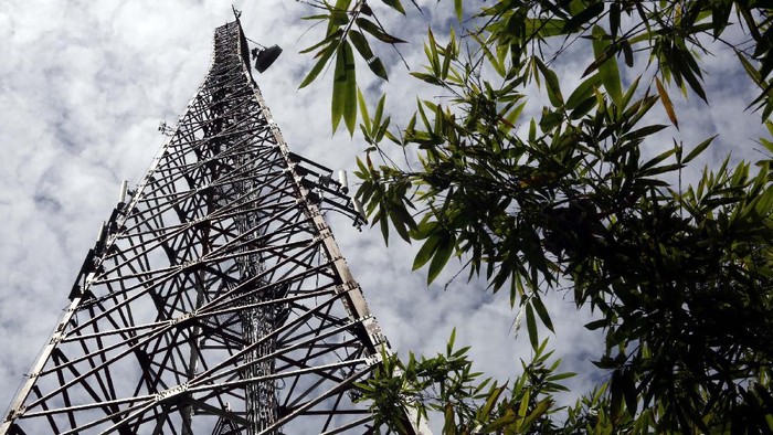 BTS Telkomsel di Entikong