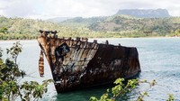 Ini adalah teluk Baracoa. Di seberangnya terdapat situs warisan dunia Parque Naciobal Alejandro de Humboldt. Di sana terdapat Sungai Toa, Yumuri, Miel dan Duabarives. Ada juga fauna endemik yaitu burung kolibri (Tanveer Badal/BBC)