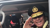 Foto: Irjen Idham Aziz melepas Irjen M Iriawan di Mapolda Metro Jaya
