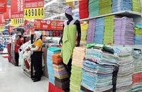 Handuk di Transmart Carrefour