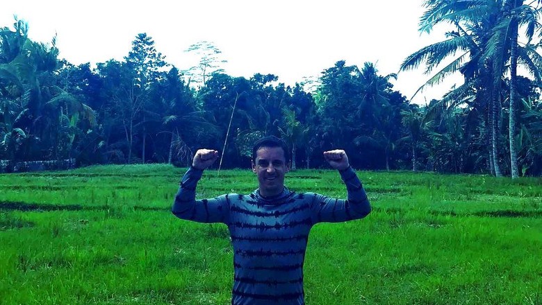 Gary Neville asyik liburan di kawasan Ubud, Bali (Instagram/@gneville2) Gary Neville asyik liburan di kawasan Ubud, Bali (Instagram/@gneville2)