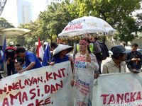 Tolak Reklamasi, Aliansi Nelayan Gelar Demo di Gedung DPRD DKI