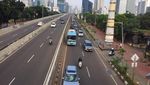 Penampakan Pemotor di JLNT Casablanca yang Mulai Tertib Pagi Ini
