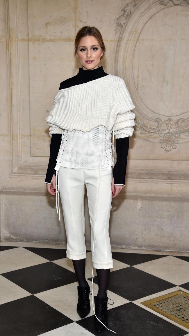 Olivia Palermo attends the Christian Dior  Haute Couture Spring Summer 2017 show as part of Paris Fashion Week on January 23, 2017 in Paris, France.  (Photo by Pascal Le Segretain/Getty Images)