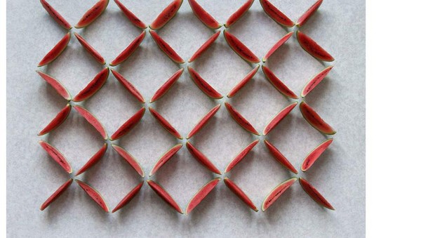 Keren! Foto Apel, Semangka hingga Kacang Polong Berbentuk Geometris