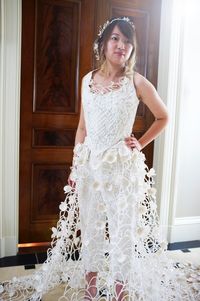 Siapa Sangka Gaun Gaun Pengantin Indah Ini Dibuat Dari Kertas Tisu
