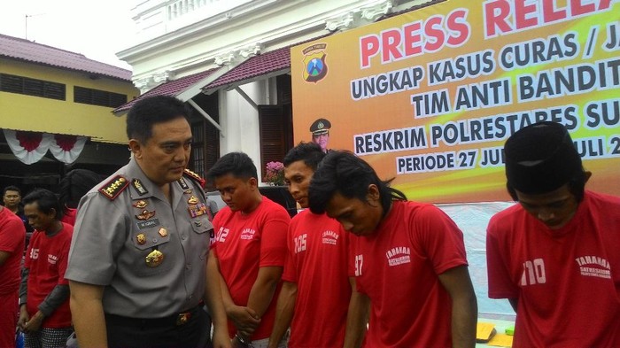 Polisi Ungkap 22 Kasus Jambret, 16 Tersangka Diamankan