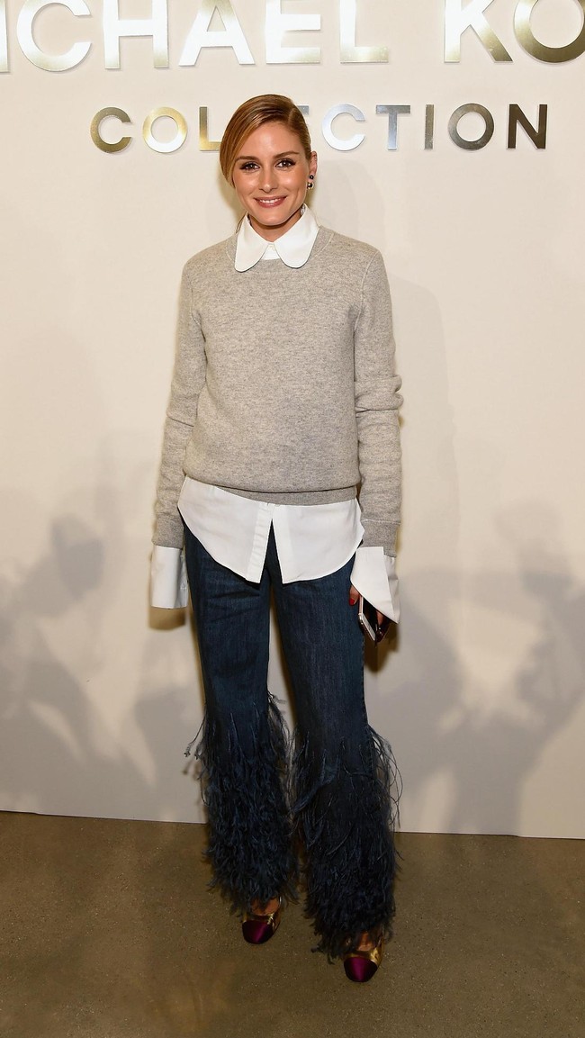 Olivia Palermo attends the Michael Kors Spring 2017 Runway Show during New York fashion week at Spring Studios on September 14, 2016 in New York City.  (Photo by Larry Busacca/Getty Images for Michael Kors)