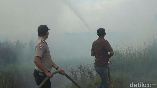 Polisi Tangkap 2 Pembakar Lahan di Sumsel
