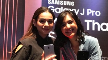 Mikha Tambayong dan Sahila Hisyam. (Foto: detikINET/Adi Fida Rahman)