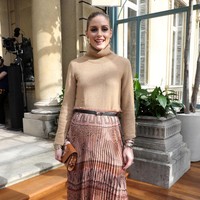 Olivia Palermo attends the Valentino show as part of the Paris Fashion Week Womenswear Fall/Winter 2017/2018 on March 5, 2017 in Paris, France.  (Photo by Vittorio Zunino Celotto/Getty Images)