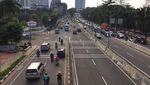 Penampakan Pemotor di JLNT Casablanca yang Mulai Tertib Pagi Ini