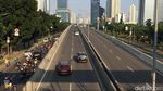 Penampakan Pemotor di JLNT Casablanca yang Mulai Tertib Pagi Ini