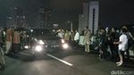 Foto: Ini Dia Mobil yang Melintas Pertama di Simpang Susun Semanggi