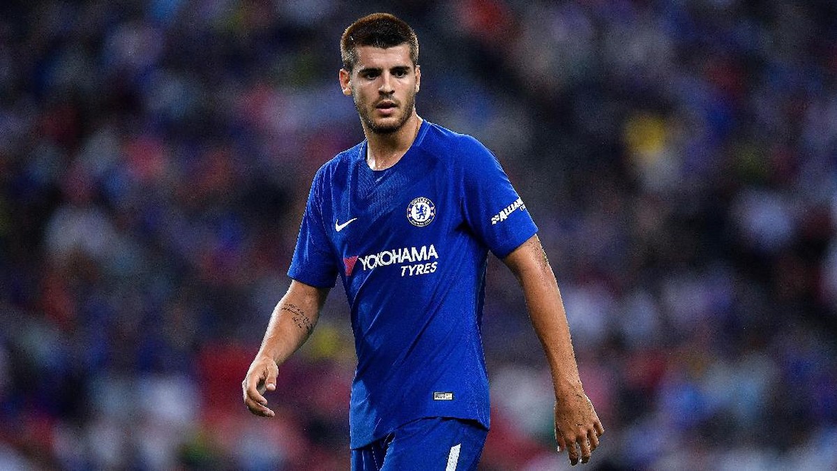 Alvaro Morata kemungkinan jadi starter saat melawan Inter Milan (Foto: Thananuwat Srirasant/Getty Images for ICC)