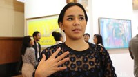 Angel terlihat cantik saat mengenakan baju tersebut. (Foto: Angel Pieters (Hanif/detikHOT)