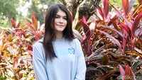 Walaupun tampil santai, Agatha Valerie tetap cantik ya! (Foto: Noel/detikHOT)