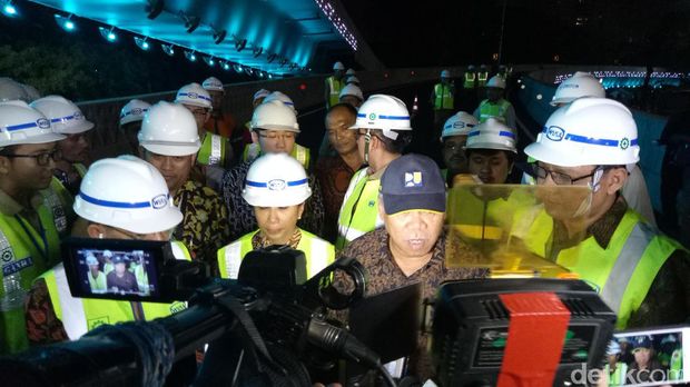 Jelang Open Traffic, Menteri PUPR Jajal Simpang Susun Semanggi