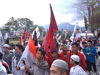 Doakan Umat Islam Palestina, Seribuan Warga Garut Turun ke Jalan