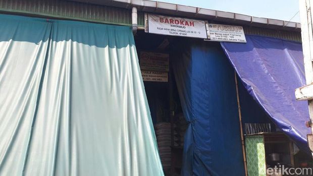 Pasokan beras ke Pasar Induk Cipinang sepi